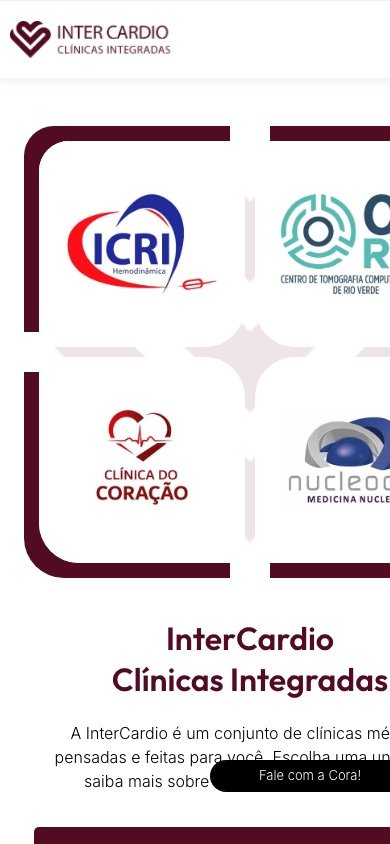 Intercardio Saúde no celular